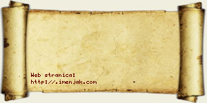 Jana Debeljak vizit kartica